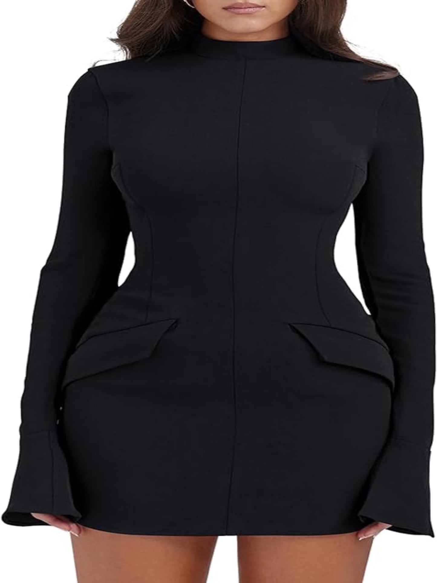 Corporate Cathy Black Dress