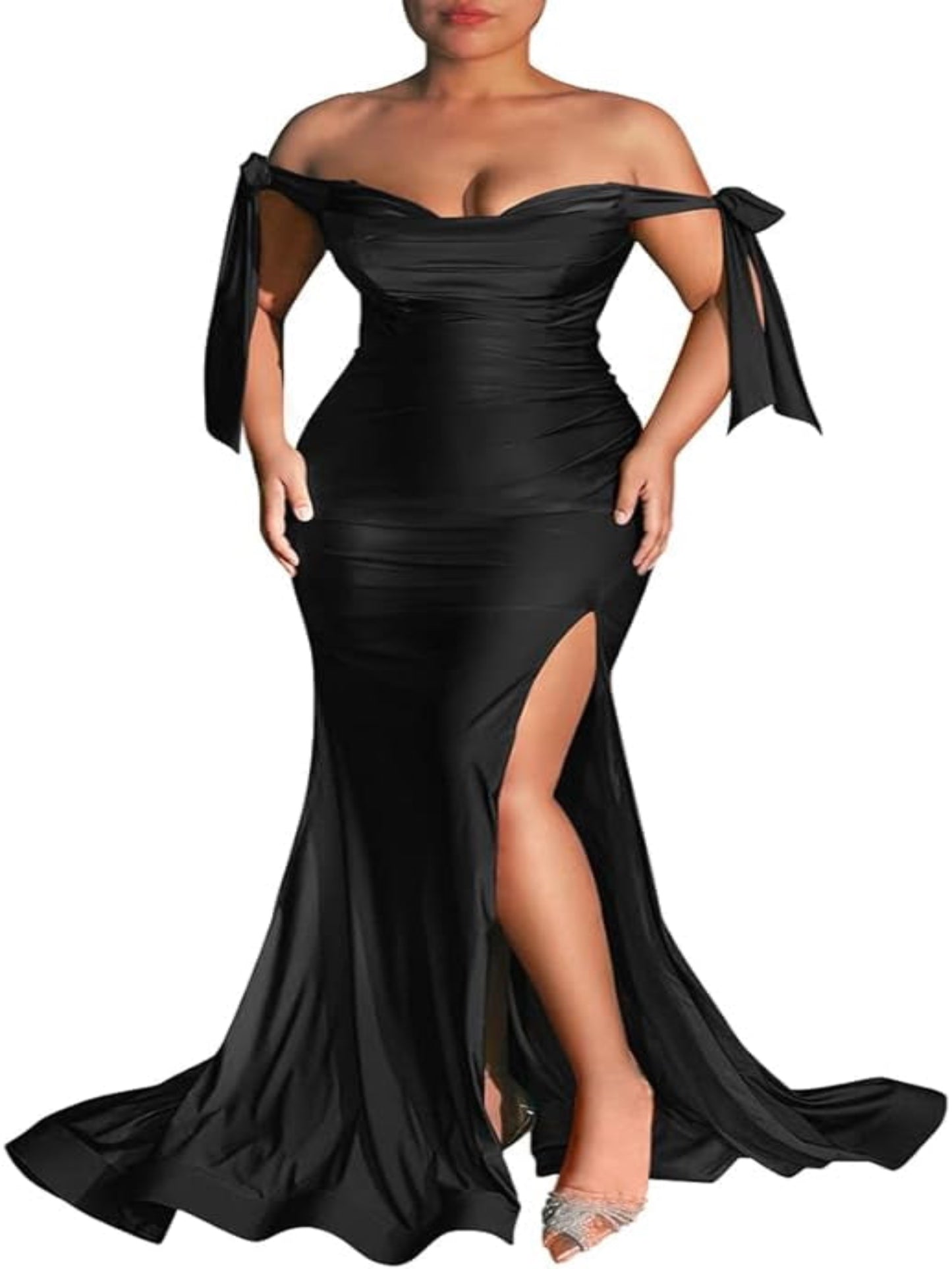 Champagne Showers Drape Dress