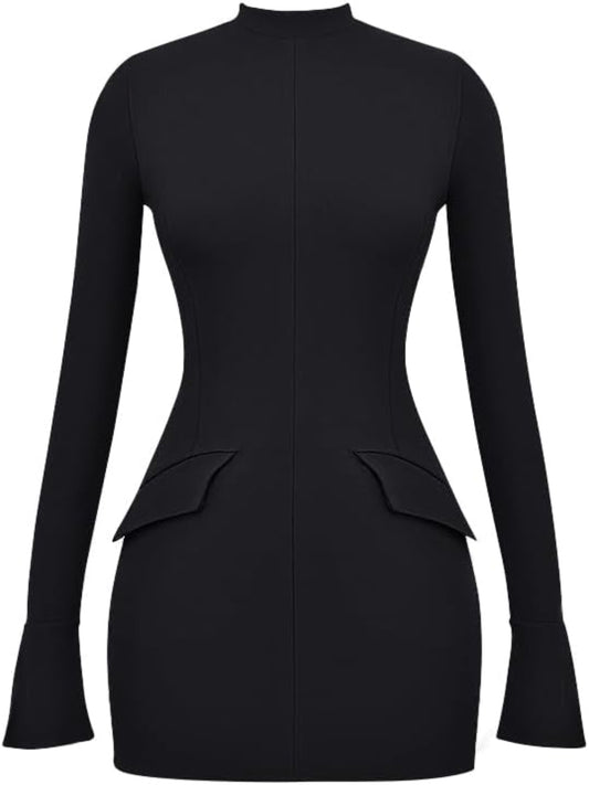 Corporate Cathy Black Dress