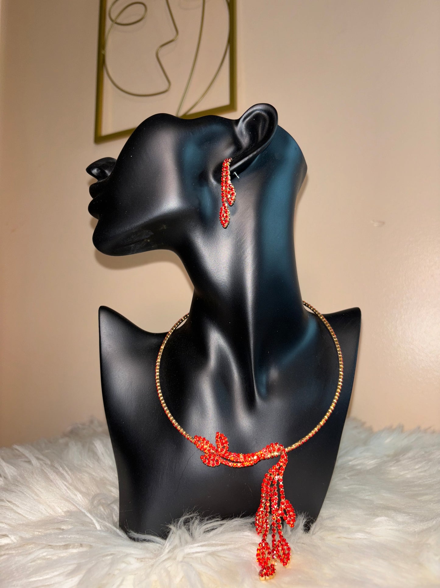 Smasher Red Stone Necklace