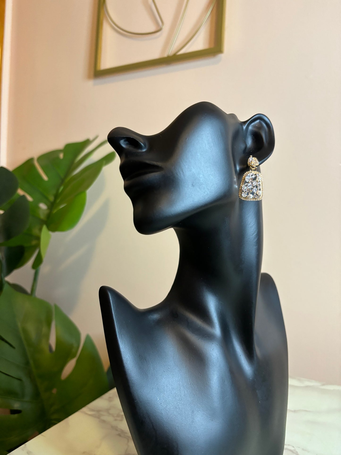 Stone Encrusted Earring