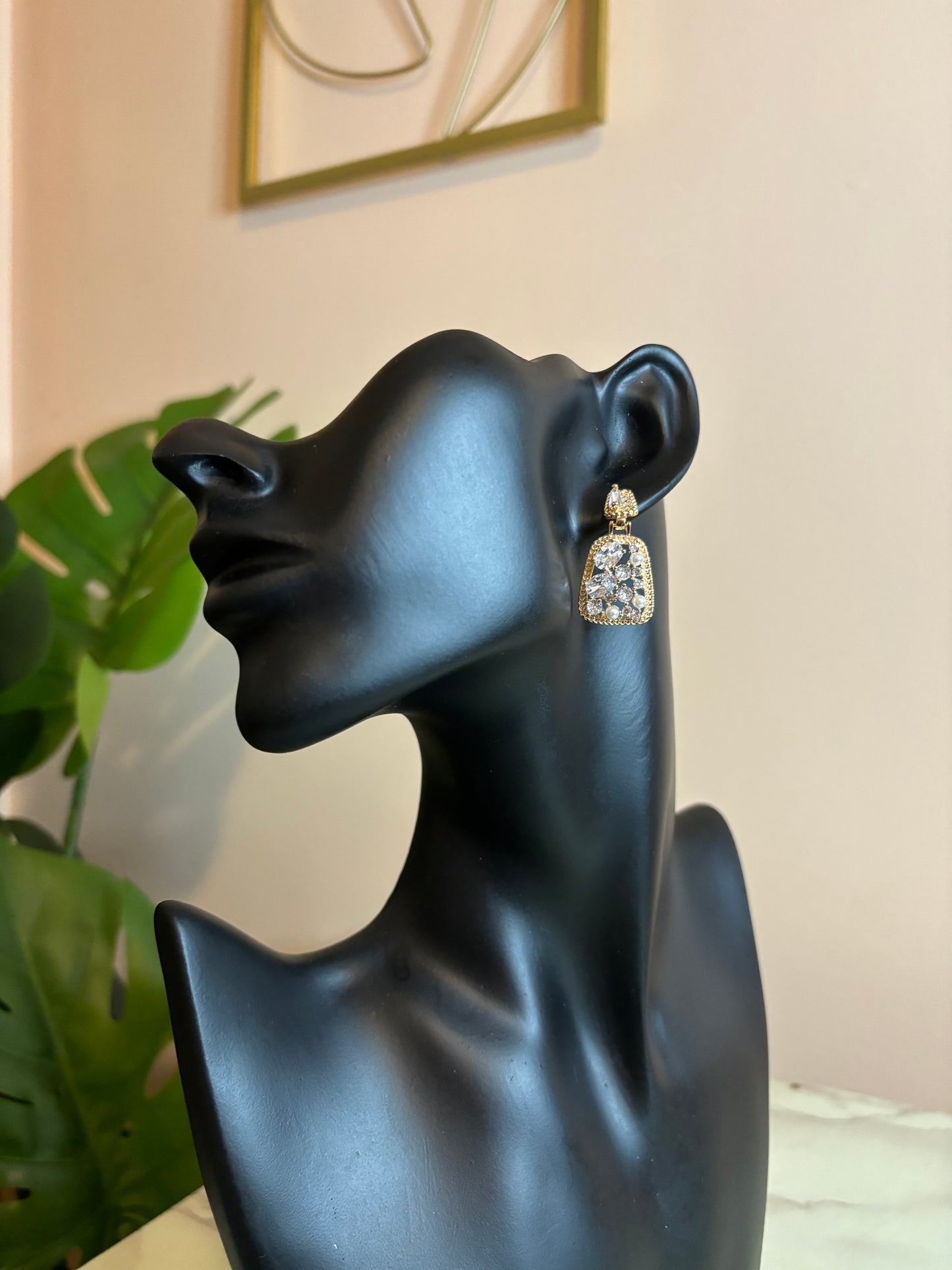 Stone Encrusted Earring