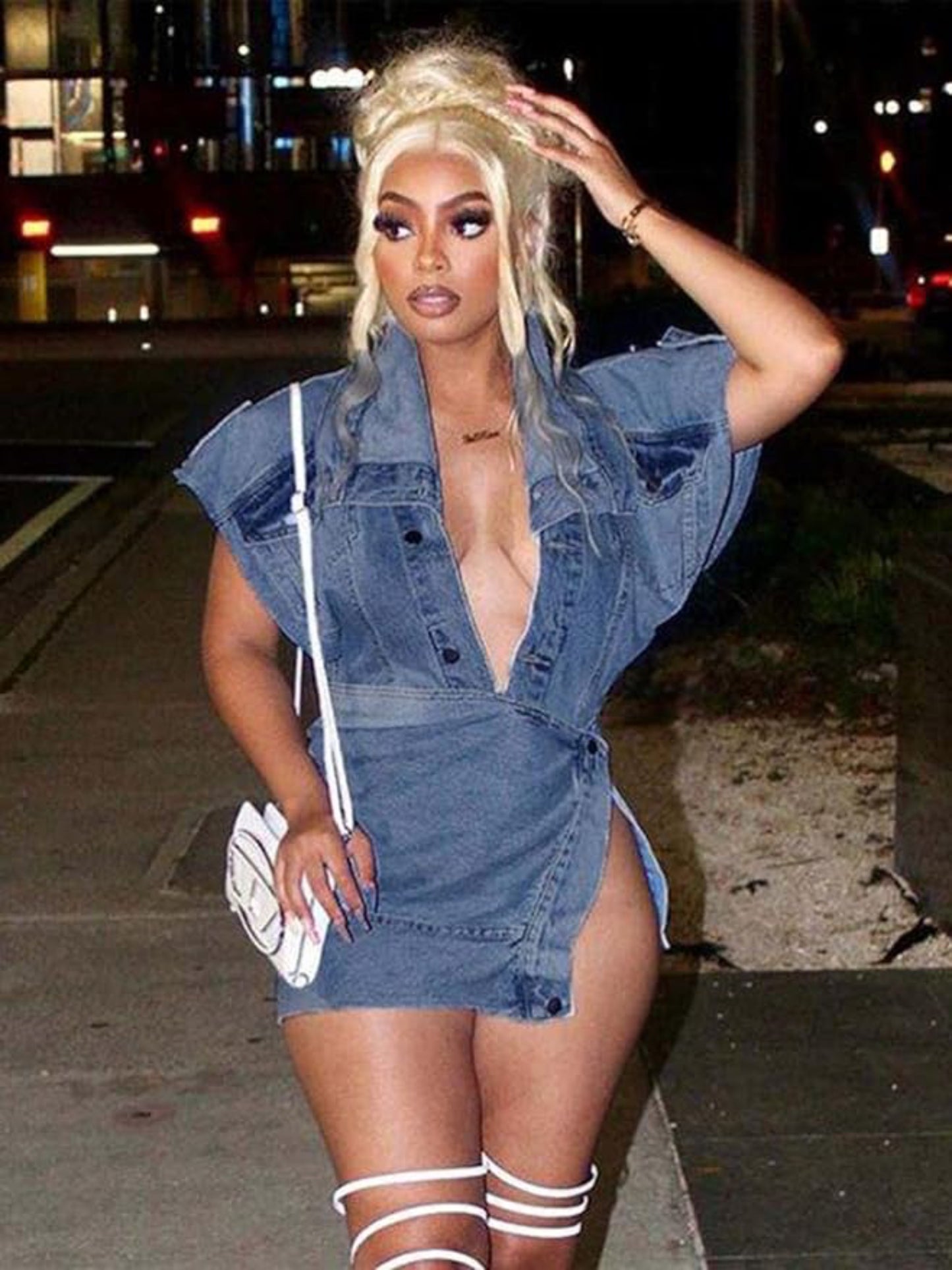 Denim Down Set