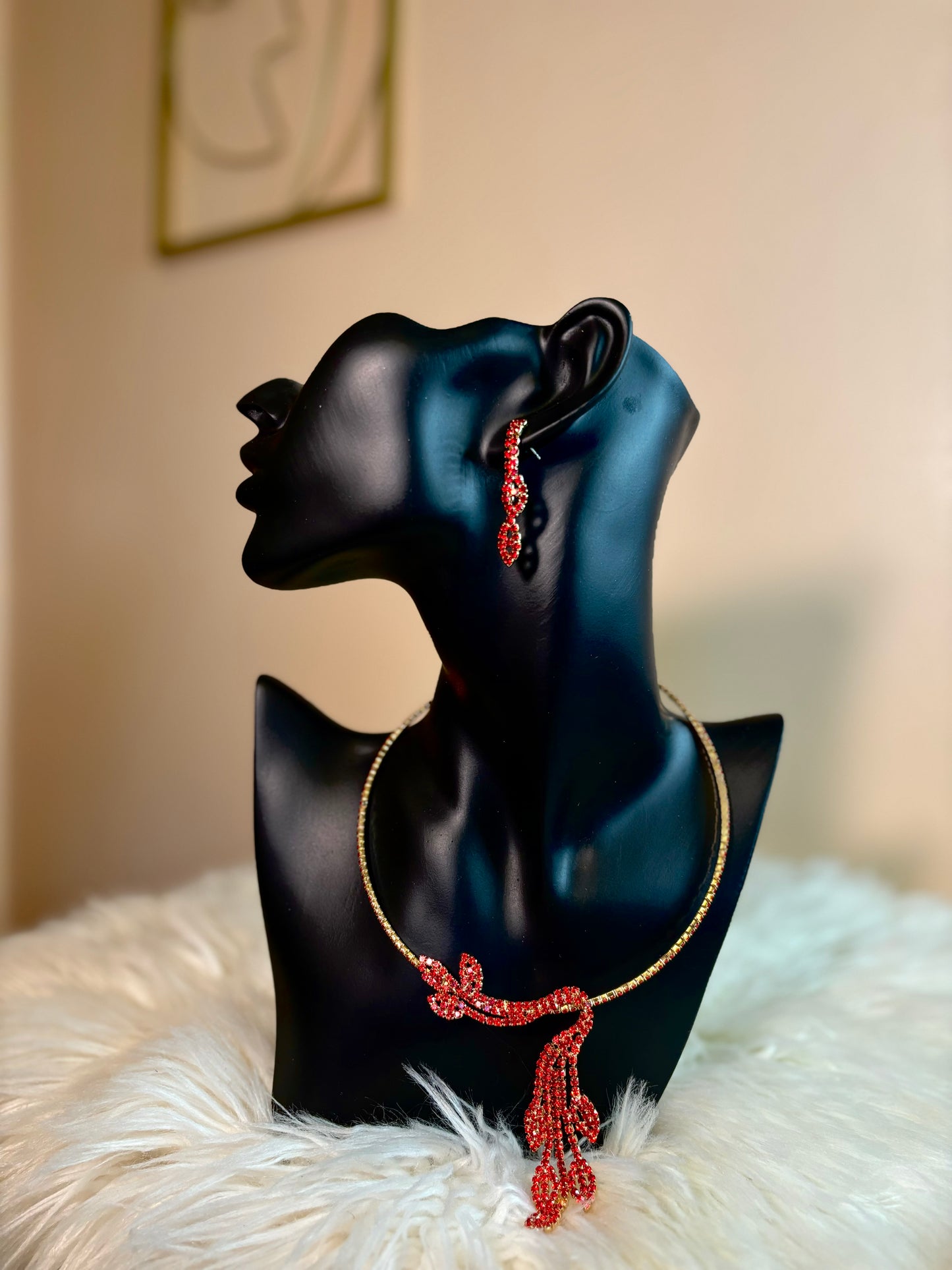 Smasher Red Stone Necklace