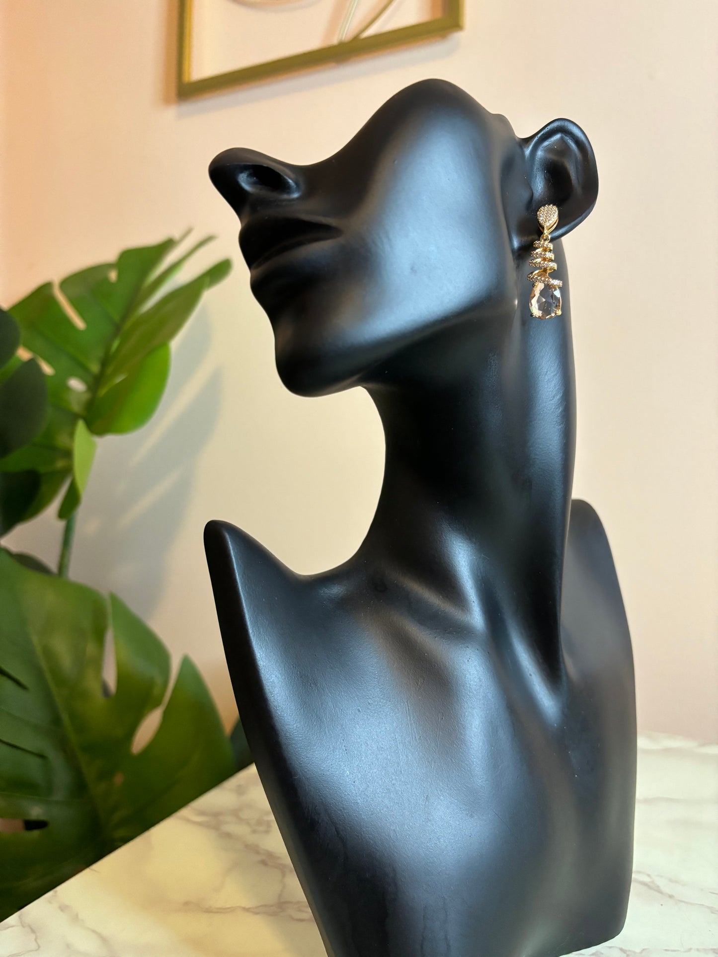 Rose Quartz Earring